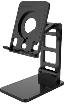 Wdbild 2 In 1 Foldable Phone Stand For Desk Height Adjustable Cell Phones Holder Portable Cellphone Cradle Desktop Dock Tablets