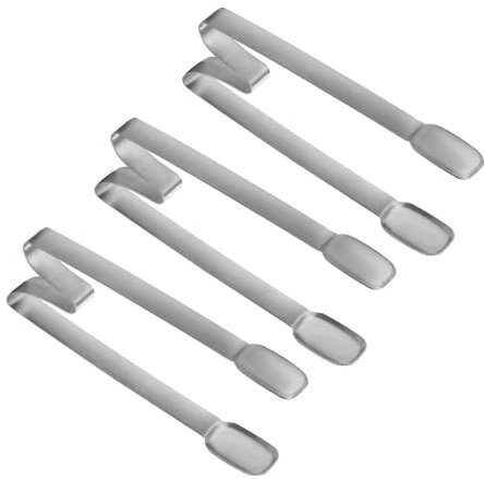 Juego de 3 pinzas pequeñas de acero inoxidable 304 para azúcar, pinzas de hielo, pinzas de cocina, aperitivos para fiestas de postres