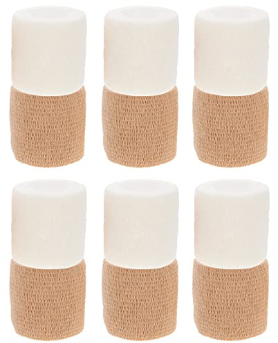 Luxshiny 12rollen Elastische Selbstklebende Bandage für Handgelenk Knie und Knöchel Atmungsaktiv für Sportverletzungen Wundverbände und Manuelle Tätigkeiten