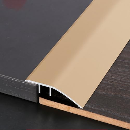 Bodenübergangsstreifen Übergang Leiste,Abdeckleisten Für Fußböden,Übergangsprofil Laminat, Teppich Schwellenübergang Höhe 7-15mm(Size:120cm,Color:F)