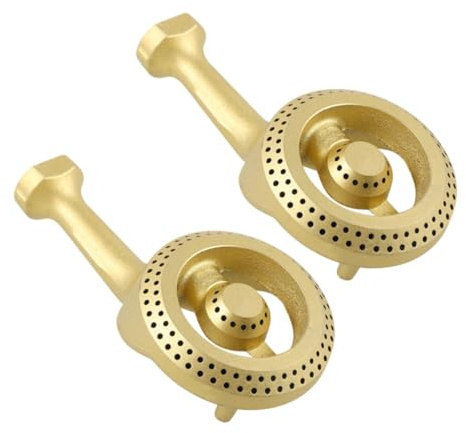 TOYZFRIENDY 2 Pièces Brûleur Fonte pour Cuisinière à Gaz Compatible Cuisine Domestique et Professionnelle Facile à Nettoyer