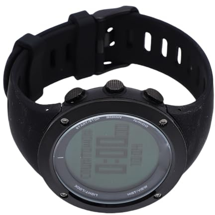 Alomejor Orologio Sportivo Intelligente con Sensore di profondità e Barometro, Alloggiamento in Acciaio Inossidabile, Cinturino in Silicone per Immersioni Subacquee, Snorkeling, Apnea