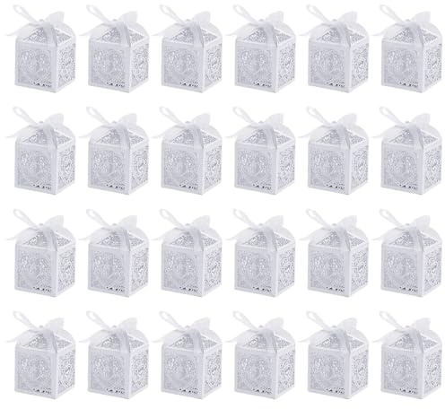 Ausschnitt Liebes Herz Süßigkeits Geschenkboxen für Hochzeit oder Geburtstagsfeier, Schokoladenverpackungsschachtel mit Band, Geburtstagsfeier Süßigkeitsschachtel
