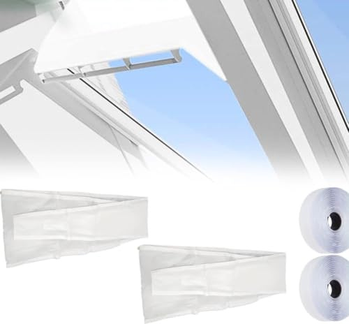 2x190cm Kit de Calfeutrage Climatiseur Mobile,Tissu d’Isolation,Joint Fenêtre pour climatiseur Mobile,Fenêtre Pivot Central avec Un Périmètre Allant Jusqu’à 380cm,pour Climatiseur Mobile,Sèche-Linge