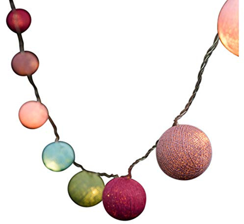 Blaze On Ambient Ball Fairy Lights - Portobello - 20 LED USB Plug Included