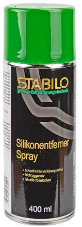Silikonentferner Spray 400ml | Siliconentferner, Entfetter, Reiniger, Entferner für Silikon
