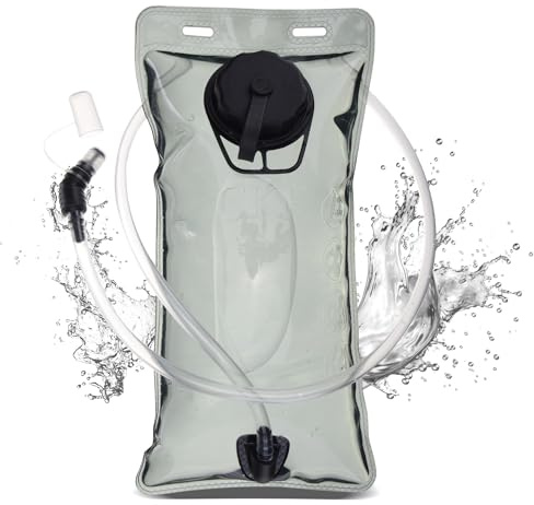 CKE Trinkblase 2L, Wasserblase 2l Trinksystem für Rucksack Trinksack Hydration Bladder 2 Liter Trinkblasen Trinkbeutel Camelbak Ersatz Trinkblase
