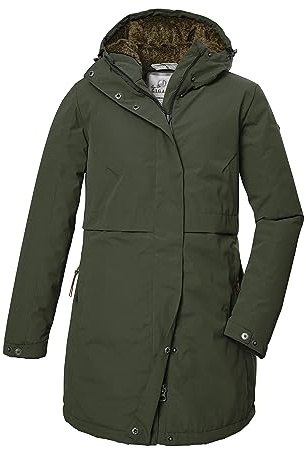 G.I.G.A. DX mujer Chaqueta de invierno/parka funcional con capucha. GW 41 WMN PRK, olive, 38, 40834-000