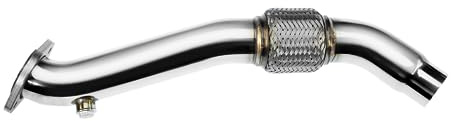 fmic.eu PERFORMANCE Downpipe für BMW E46 330d/xd M57 M57N 1998-2005 Edelstahl Performance Upgrade reduziert Abgasgegendruck verbessert Turbolader Effizienz und Motorleistung