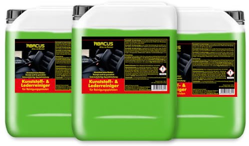 ABACUS® Lederreiniger & Kunststoffreiniger für Tornador Reinigungspistolen und Druckluftpistolen – gebrauchsfertig - Kunststoff- & Lederreiniger 15 Liter (1185.15)
