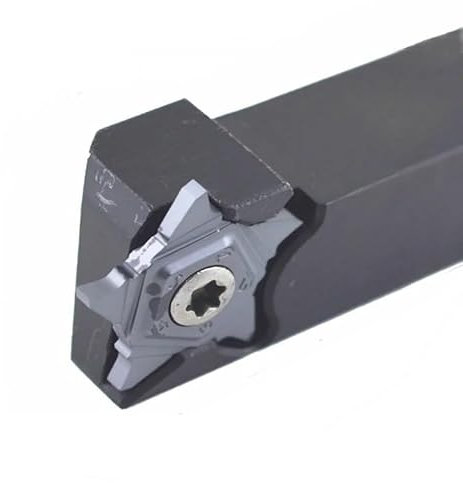 JALYKA Portaherramientas de Corte de PCHR25-24, Herramienta de Torno CNC for ranurado Externo, Inserto de carburo PENTA24, 1 ud.