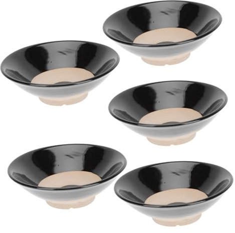 TOPBATHY 5pièces Bols Antique Pour Sauce Soupe Et Trempette Bols Terre Cuite Pour Vin Pique- Et Repas Familiaux