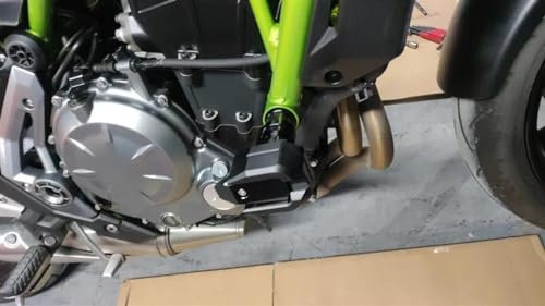 FACSER Motorräder Sturzpads Für Kawasaki Für Z650 Für Z 650 2017-2020 2021 2022 2023 Motorrad Absturzsicherung Rahmen Slider Verkleidung Schutz Anti Crash Pad Protector Rahmen Slider (Color : GRÜN)
