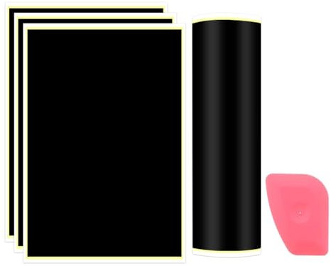 Suoumwa Lasergravurpapier, 4 Stück Lasergravur-Markierungsfarbpapier zum Markieren und Gravieren mit Faserlasern auf Metallkeramik