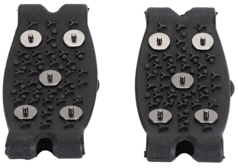 1 Paar Eiskrallen Spikes Für Schuhe Winter Damen Männer, Steigeisen Für Bergschuhe, Steigeisen Für Wanderschuhe, Eisgriffe Für Schuhe, Anti-Slip Schuhgriffe, 11 X 5,2 X 0,7 cm