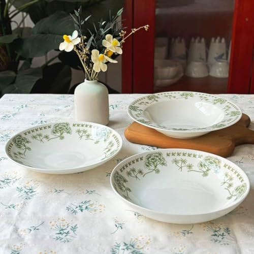 Piatti Da Pranzo Piatto Da Portata In Porcellana Bone China Retrò Color Sottosmalto, Piatto Da Tavola For Uso Domestico, Piatto Da Dessert Occidentale Piatto Da Portata In Ceramica