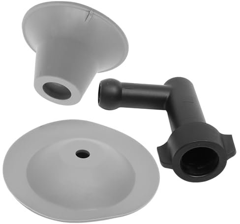ABOOFAN Desatascador Inodoro Pistón Blanco Cabezal Giratorio Flexible Ergonómico y Duradero Para Eliminar Obstrucciones Tuberías y Alcantarillado Limpieza Sanitaria