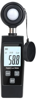 Misuratore di luce Mini Luxmetro digitale LCD Display Illuminometro portatile 0-200000 Lux Luxmetro Misuratore di luce ad alta precisione Lux/FC Misuratore di test