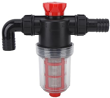Pilipane Filtre à Eau pour Pompe d'irrigation, Maille Fine, Double Couche, Filtration en Ligne à Haut débit pour Jardin et pelouse (Interface de 25 mm (Tuyau G1))