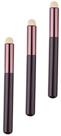 AUTSUPPL Pennelli Per Labbra Professionali 3 Pezzi Set Pennelli Correttore Rossetto e Manico Ergonomico Per Trucco Preciso Viso e Occhi Per Donne e Ragazze