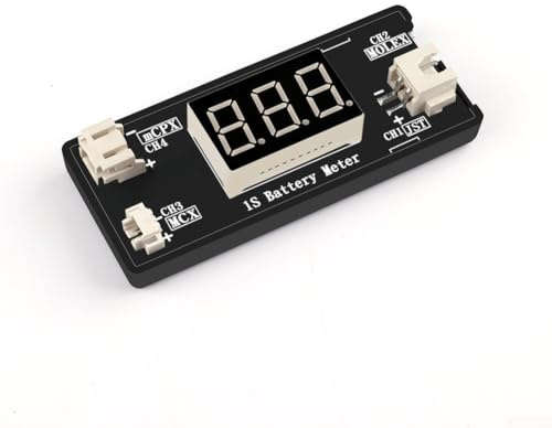Portable 1S for lipo for battery Voltage Tester-Checker for LiFe for lipo LiHV Batteries Multi for battery Capacity Detector with LCD Display