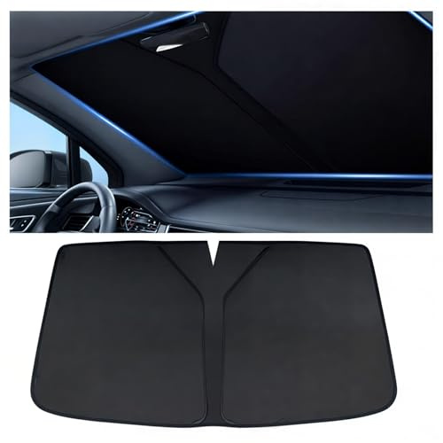 NESGBIB Parasol De Coche Delantero, para Seat Ateca FR 2017-2024 2026 Protector Solar Coche Parabrisas Parasol Plegable Protección UV Accesorios