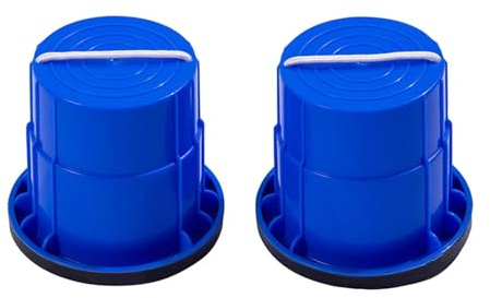 KiBcsLic 2X Stelzen, Laufstelzen, Stelzenspiel, Stepper Spielzeug, Kinder Stepper Spielzeug, Stelzenlaufbecher für Drinnen, Blau