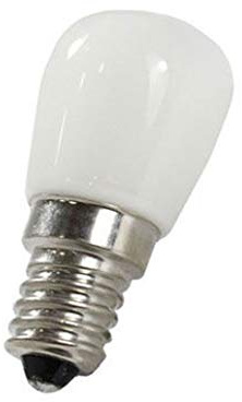 Vetrineinrete® Lampadina led con attacco e14 1,8 watt luce bianca 6500k calda 3000k naturale 4000k luce per frigorifero e cappa 160 lumen (Luce calda 3000k) A26