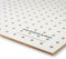 Pannello/parete portautensili in legno, da 120 x 60 x 0,5 cm, con fori da 7 mm di diametro, in MDF, bianco laccato (1)
