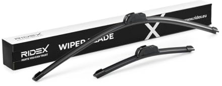 RIDEX Scheibenwischer Set Wischerblätter Satz mit Spoiler Vorne Länge 1: 650mm Länge 2: 350mm Flachbalkenwischblatt Kompatibel mit TOYOTA Corolla XII Kombi E210 für Linkslenker 298W0132