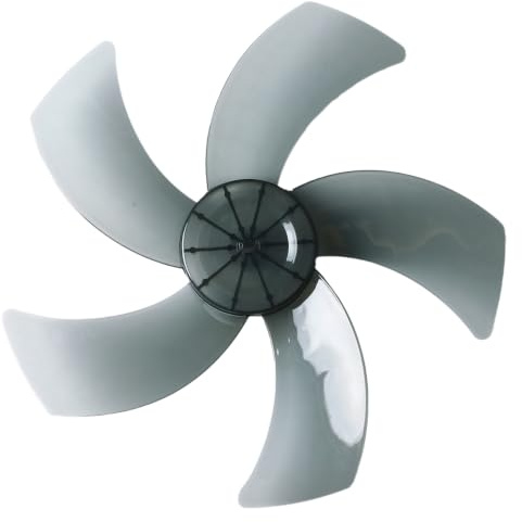 winying 12/14 Zoll Lüfterflügel 5 Kunststoff Blätter Mit Schraube Ventilator Grau D 14 Inch | Standventilator,Tischventilator,Deckenventilator,Ersatzteile,Zubehör