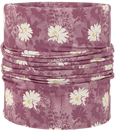 maximo Flower Multifunktionstuch Schlauchtuch Bandana Kinderbandana Kinderschal Loopschal (One Size - pink)