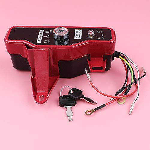 Caja de interruptor de encendido con llaves aptas for GX160 GX200 5.5HP 6.5HP GX 160 200 cortacésped pequeño Motor de Gas parte Herramientas eléctricas