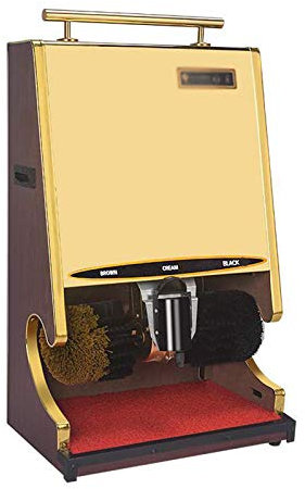 XNYXLPP Cireuse de Chaussures Domestique Verticale, cireuse de Chaussures Automatique, cireuse de Chaussures à Induction adaptée aux hôtels, centres commerciaux (Titanium)