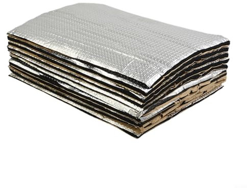 20 Sheets Isolante Insonorizzante Per Auto, Fonoassorbente Da Auto, Isolamento Acustico E Smorzamento, A Prova Di Rumore, 5 Mm Di Spessore(20 fogli)