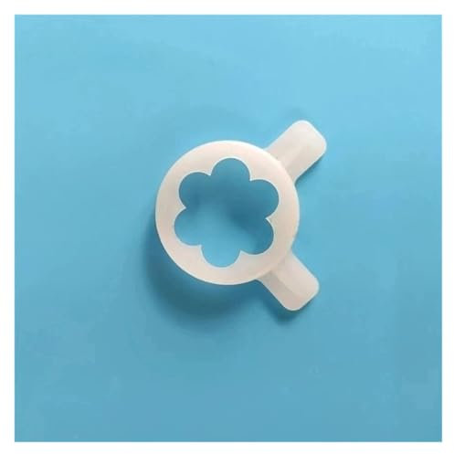 mhddhd Pièce de Rechange for sorbetière, Capuchon de modelage en Forme de Fleur à 6 pétales, Couvercle de Moulage, Accessoire for Machine à crème glacée Molle, diamètre intérieur de 29 mm, 1 pièce