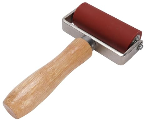 Silikon-Nahtroller, 260 °C hitzebeständiger Hand-Andruckroller, Schweißgerät, Rollendurchmesser 32 mm, Rollenbreite 80 mm, Handroller für PVC-Planenmembranen