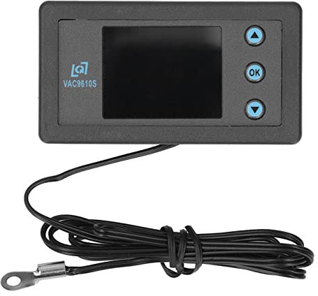Coulomb Meter, VAC9610S High Precision 0.01V-500V 0-1000A, Bidirectional DC Battery Monitor with Hall Sensor, Multi-Parameter Display for EV, Solar, Industrial Use (200A)
