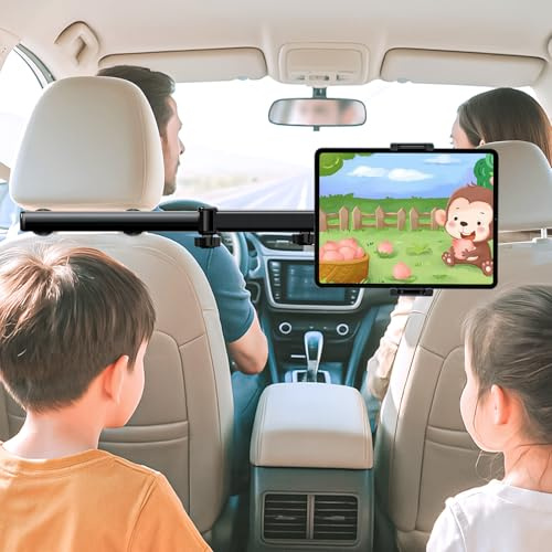 LECIPTEKB Tablet Halterung Auto, Tablet Halter Kopfstütze Universal Für iPad, Samsung Galaxy Tabs, Switch und Handys 4.7-13 Zoll