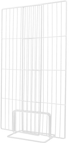 Divisor de Congelador de Hierro Blanco Ajustable 32-34cm para Estantes | Uso en Congeladores, Diseño Telescópico, Formato de Rejilla para Separar y Ordenar Espacios de Almacenamiento