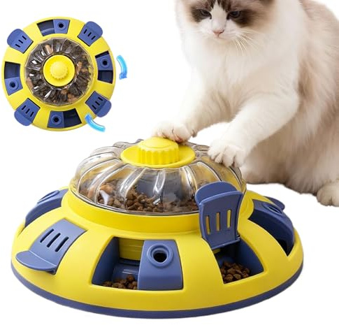 Giocattolo Dispensatore di Snack per Cani | Puzzle Interattivo Regolabile,Gioco per Cani con Erogatore di Premietti - Per Addestramento Cuccioli, Gatti Indoor e Morditori