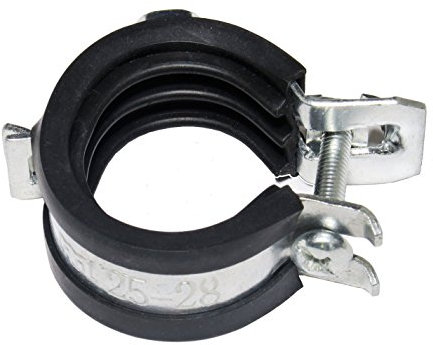 10 Stück Rohrschellen Gelenkrohrschellen 25-28 mm / 3/4