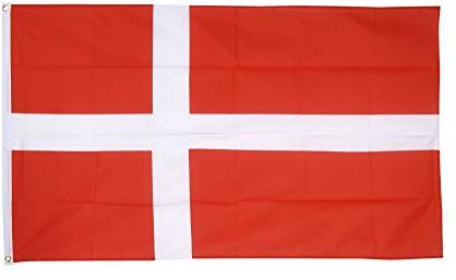 Fahne/Flagge Dänemark - 150 x 250 cm + gratis Sticker, XXL-Fahne von Flaggenfritze®