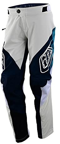 Troy Lee Designs Mountain Bike Cycling Bicycle Riding MTB Pants for Youth, Sprint Pant (24, Jet Fuel White)