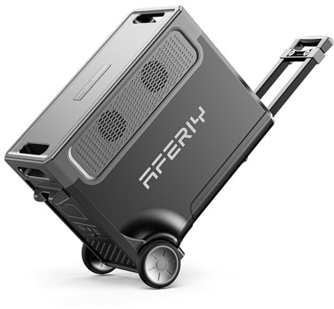 AFERIY Generateur Electrique Portable 3600W 3840Wh, Capacité Extensible à 11520Wh, Batterie Nomade LiFePO4, 220V-240V, Station Electrique, Générateur Solaire pour Camping, Voyage, Panne de Courant