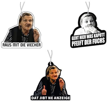 3er Set Karin Ritter Duftbaum Auto, Auto Lufterfrischer, Car Air Freshener, Duftanhänger Auto, Auto Tuning, Auto Duftspender