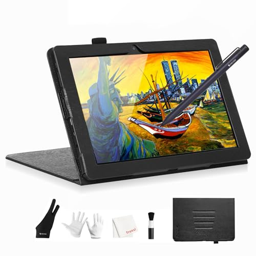 Pantalla portátil de dibujo independiente, 8 pulgadas, 1280 x 800 FHD, Android 12, no necesita computadora, lápiz capacitivo digital de dibujo, aplicación de animación, tomar notas, perfecto para