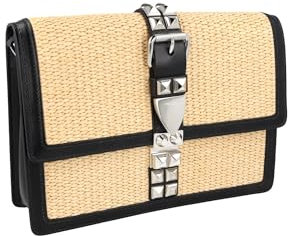 Prada Damen Beige Leder Schultertasche 1BD174