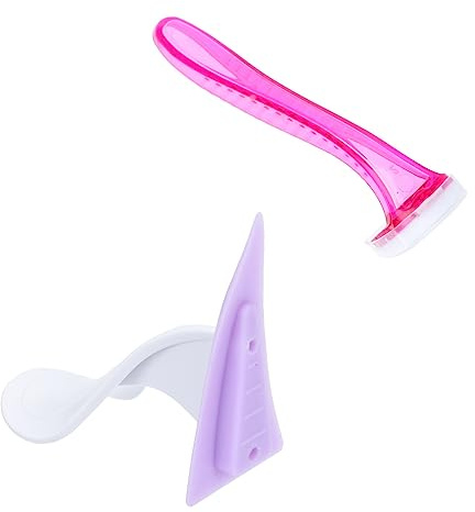 Gogogmee Maquinilla de Afeitar para Partes Íntimas Femenina Cuchillas de Silicona, Diseño Pequeño y Delicado, Fácil de Usar para Depilar Vello Corporal Color Aleatorio