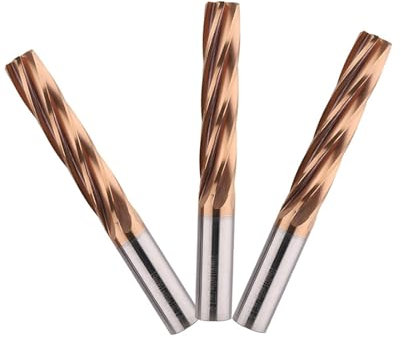 HAJMGUMC Reibahle HRC60 Hartmetall H7 Gerade Nuten Wolfram Stahl Beschichtung Maschine Reibahle 6 Nuten Mit 75mm Reibahle(8.5x40x75x6T H7)